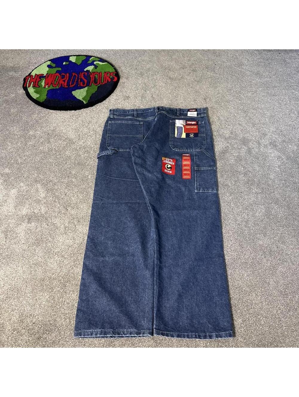 y2k vintage wrangler carpenter brand new denim jeans